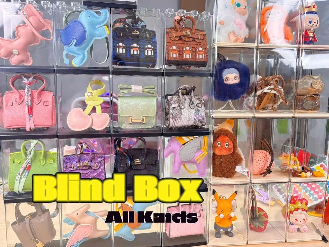 Mini bags, Pendents, Blind box...