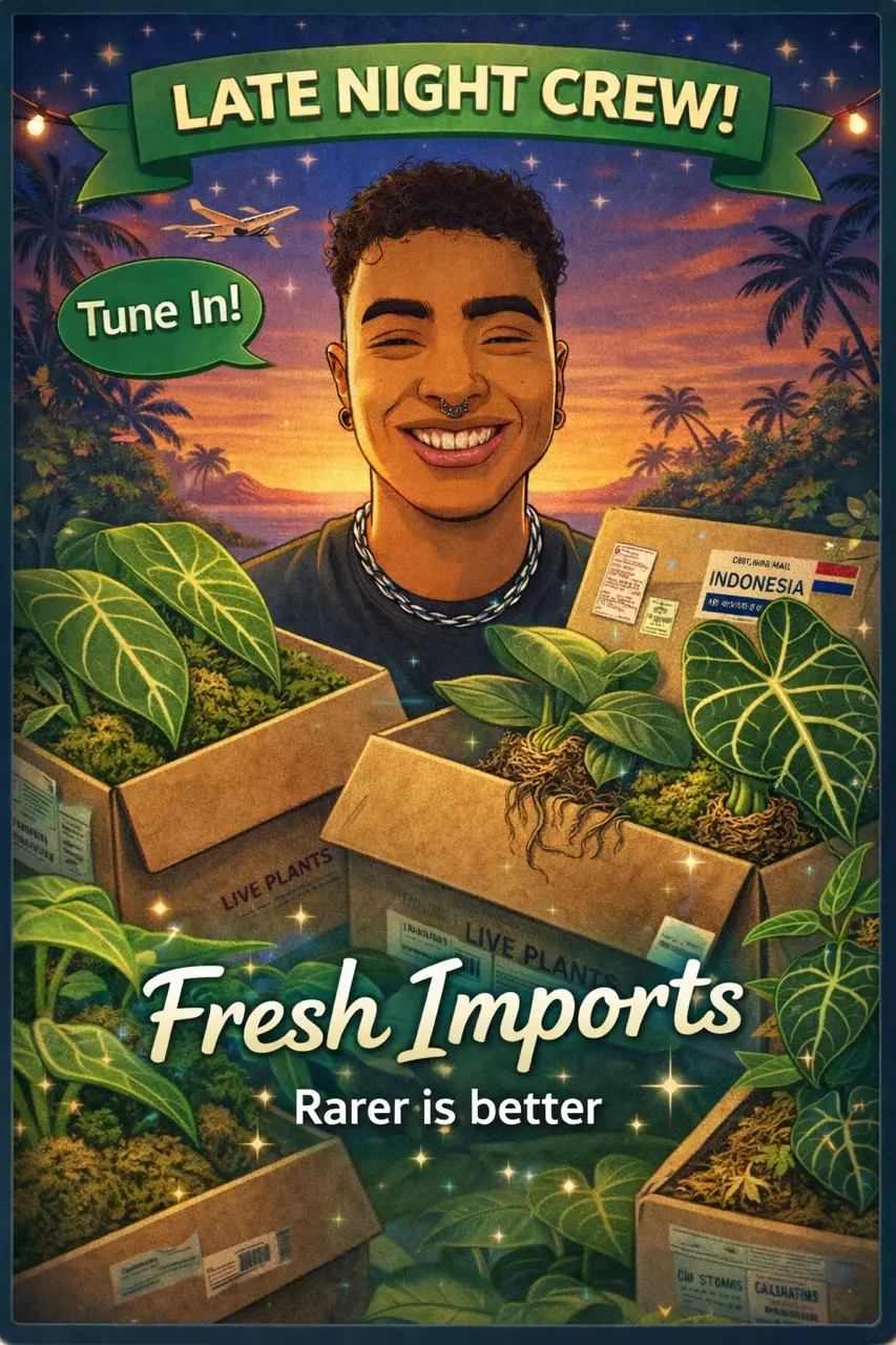 Fresh Import drop with the late night crew!! 🖤