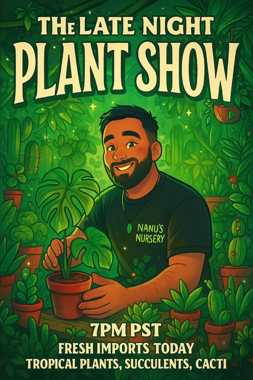 The Late Night Plant Show- New Plants