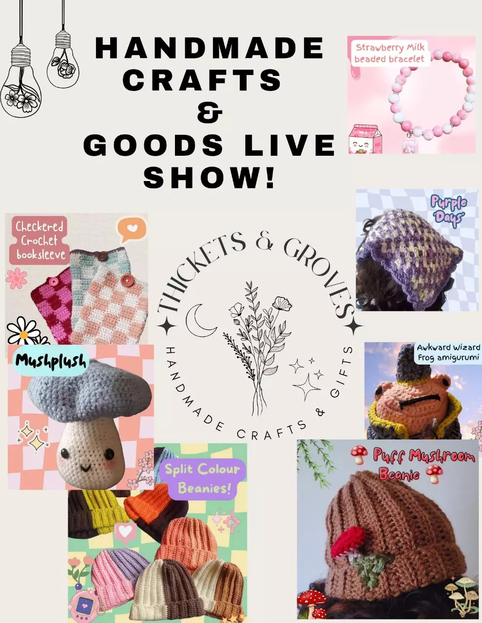 Handmade items  ÷ crochet with me