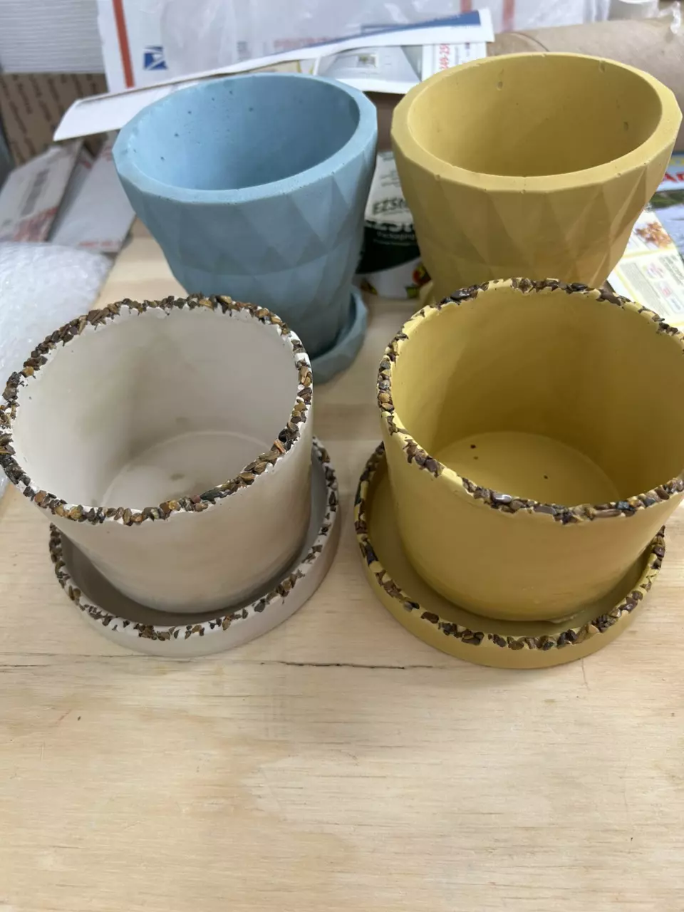 Friday morning fun gemstone infused pots
