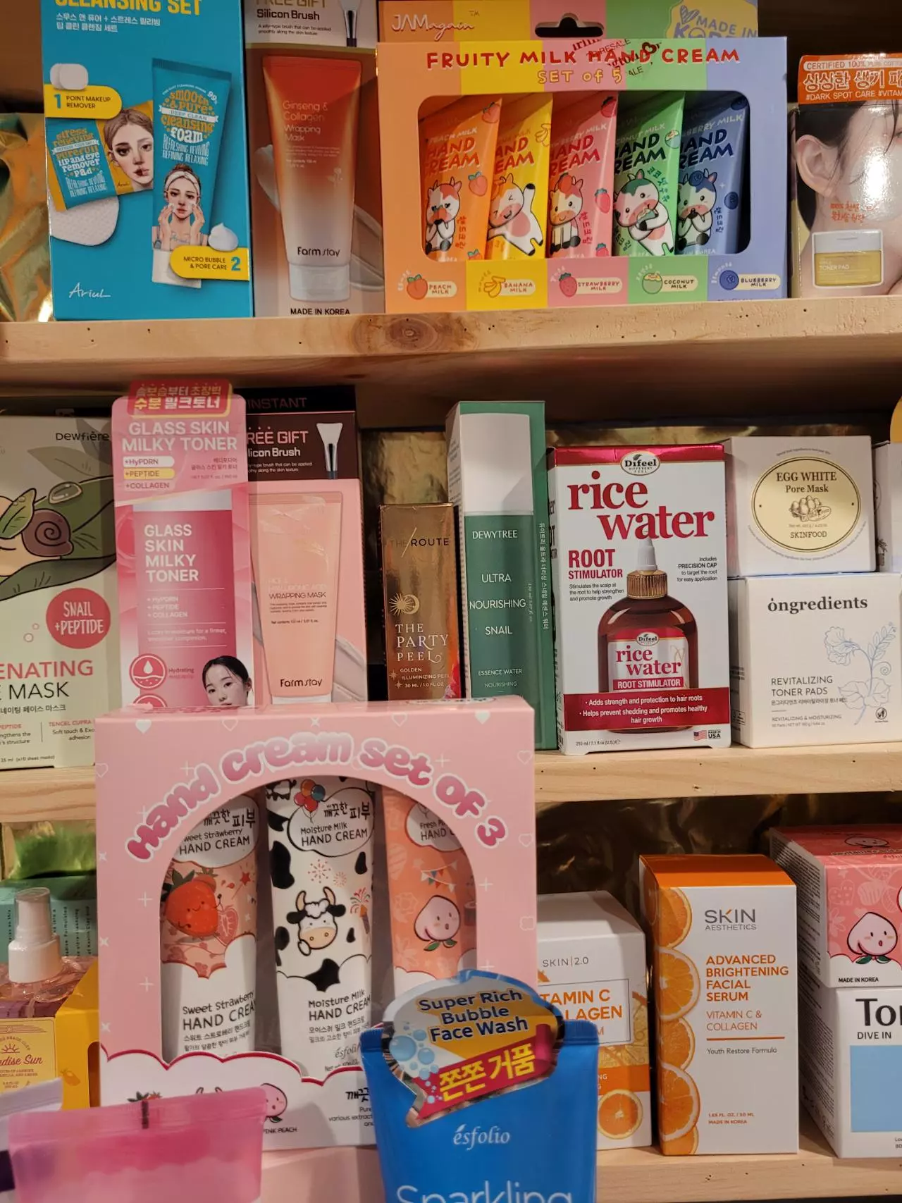 Kbeauty and skincare