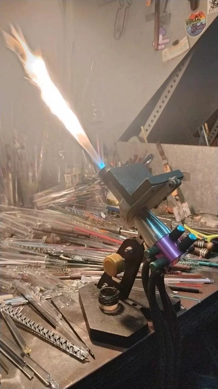 🔥🔥 United Flamesworks live glass blowing !🔥🔥