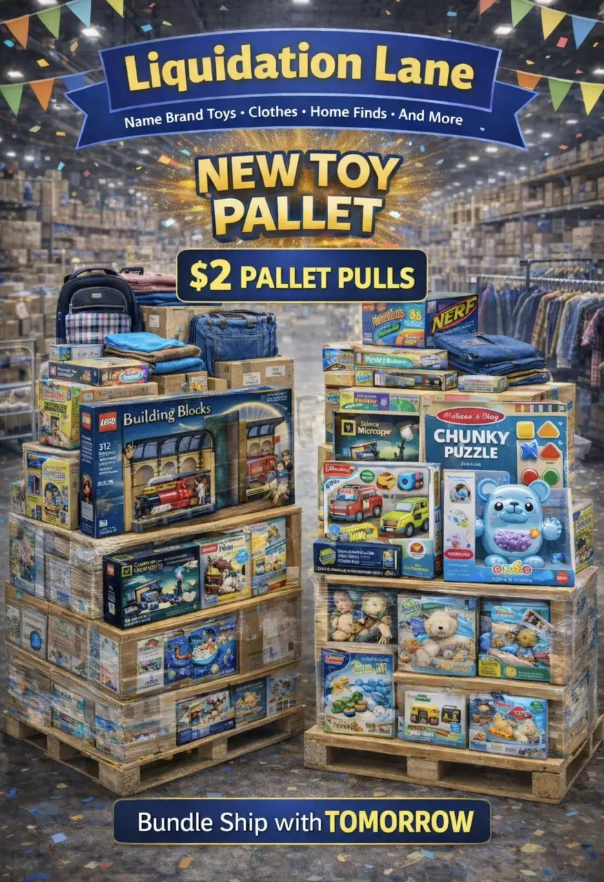 NWT $2 Pallet Pulls!