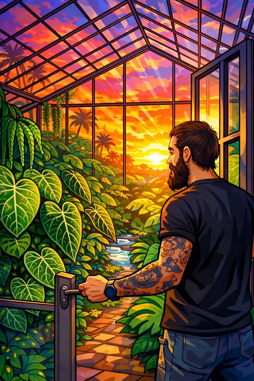 Pleasant views and luscious plants 😎