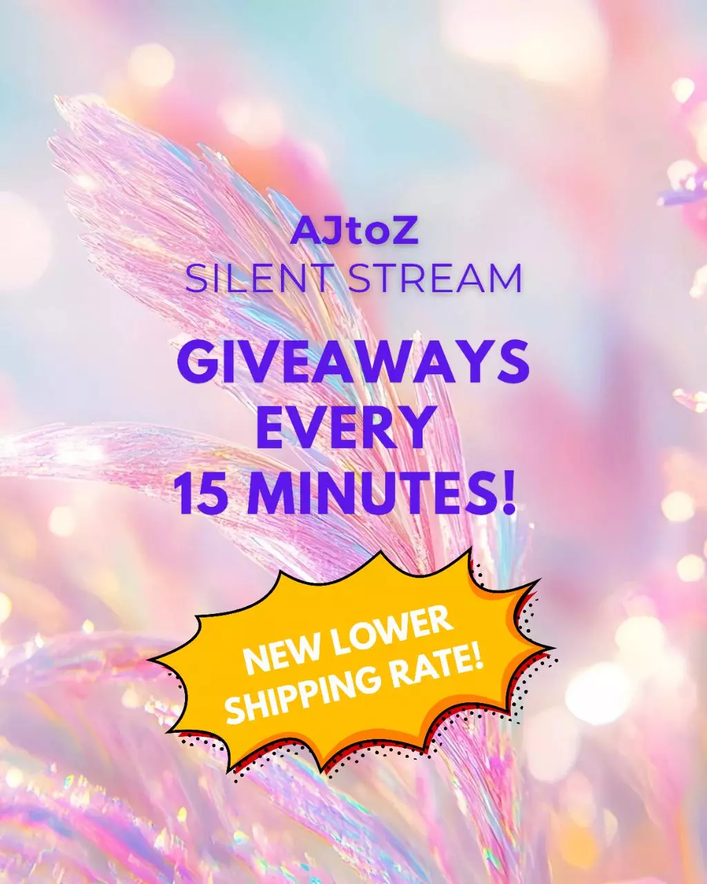 Silent Stream and Giveaways!