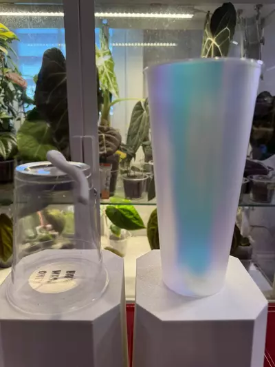 plant/Large frosted holo self watering cup-0-thumbnail