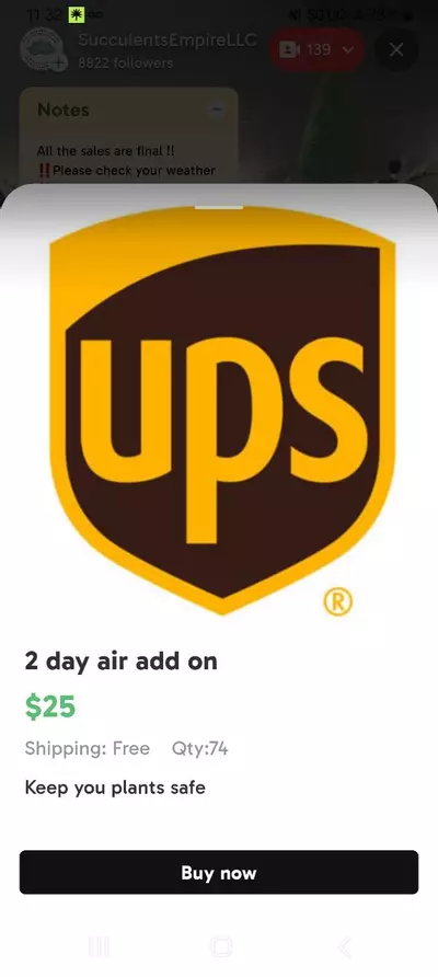 plant/Ups 2 day air add on-0-thumbnail