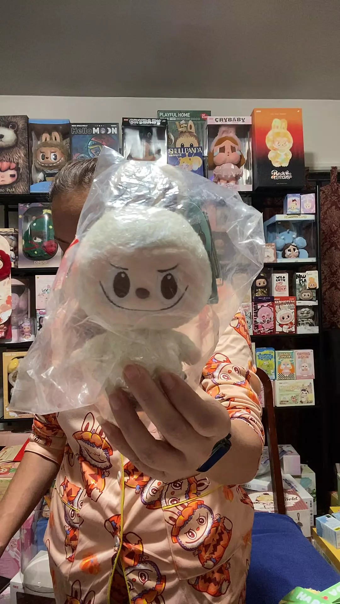 plant/popland white labubu-0