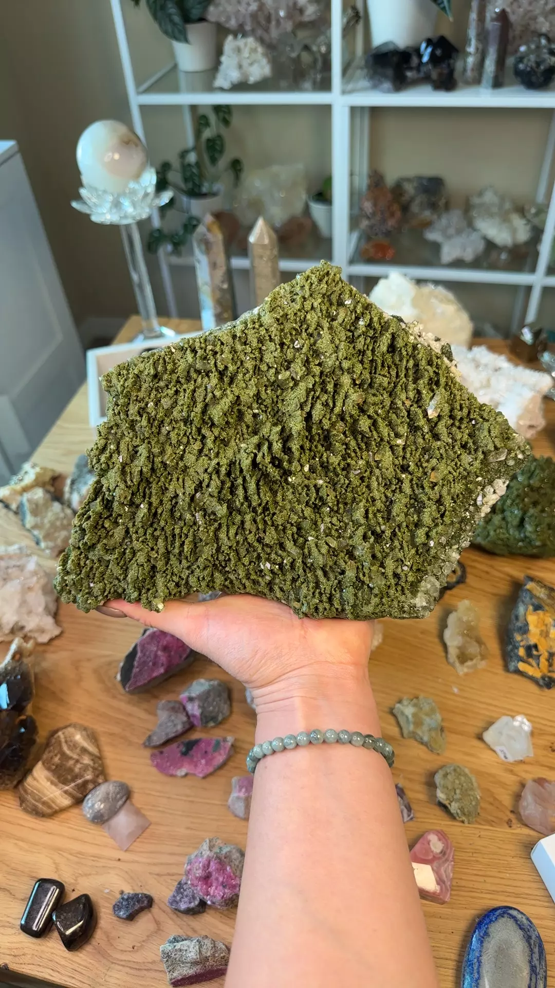 plant/Epidote Quartz-0