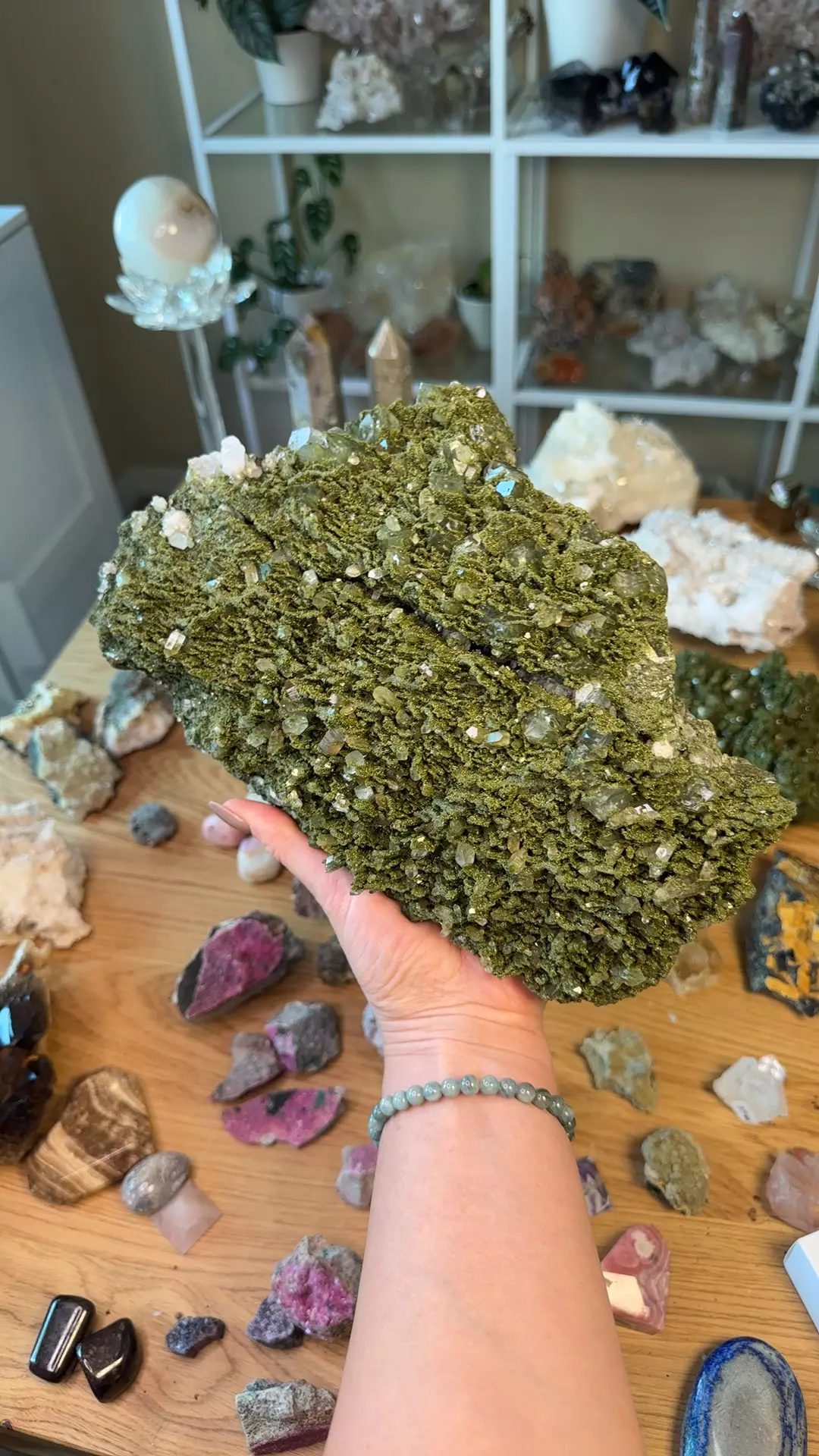 plant/Epidote Quartz-0