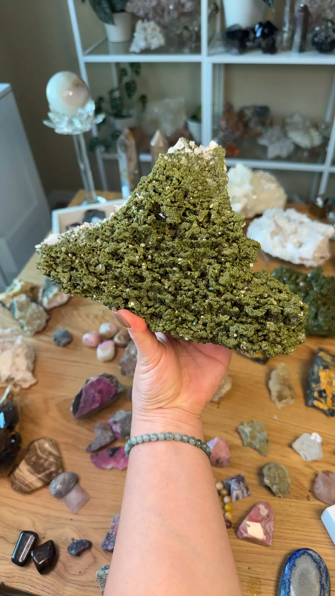 plant/Epidote Quartz-0