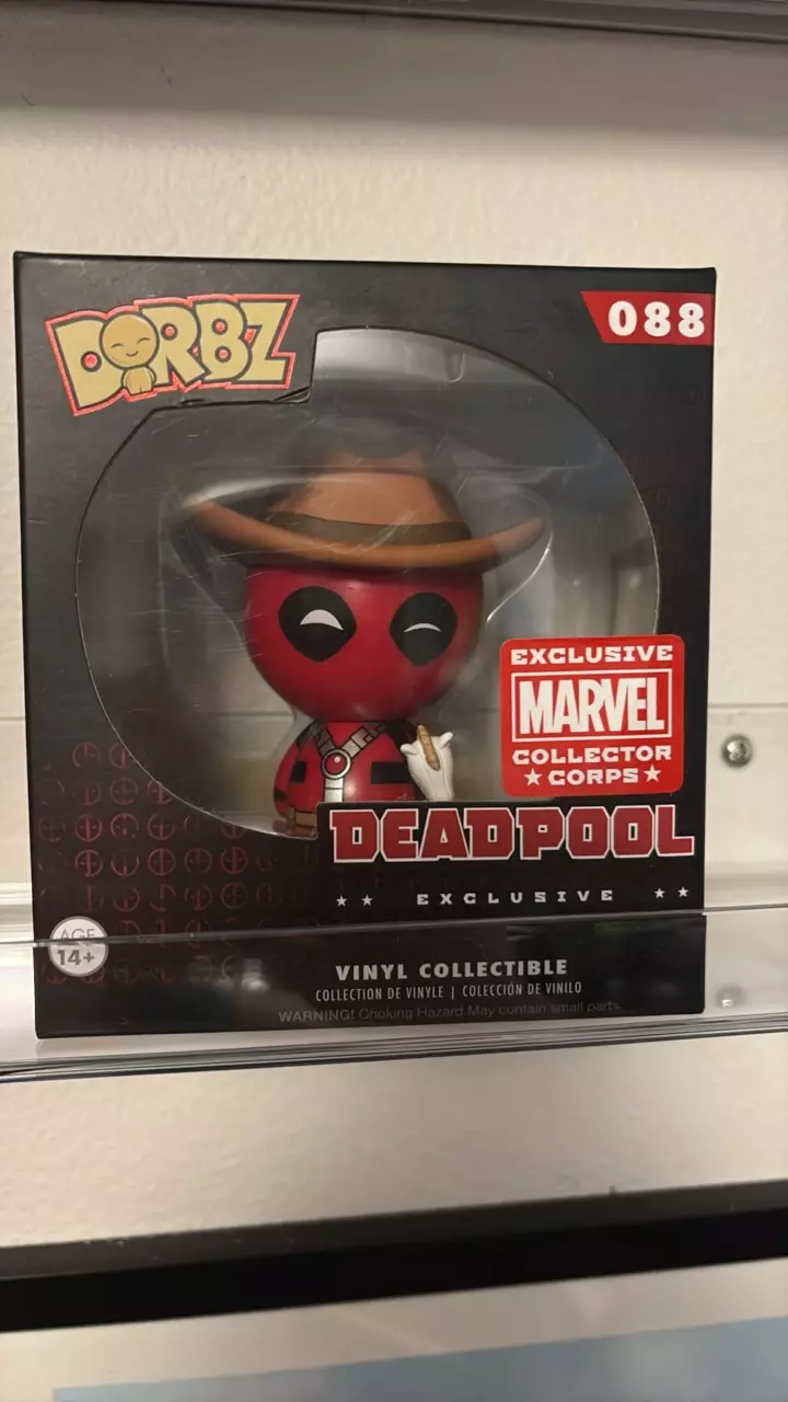 plant/cowboy deadpool marvel Dorbz figure-0