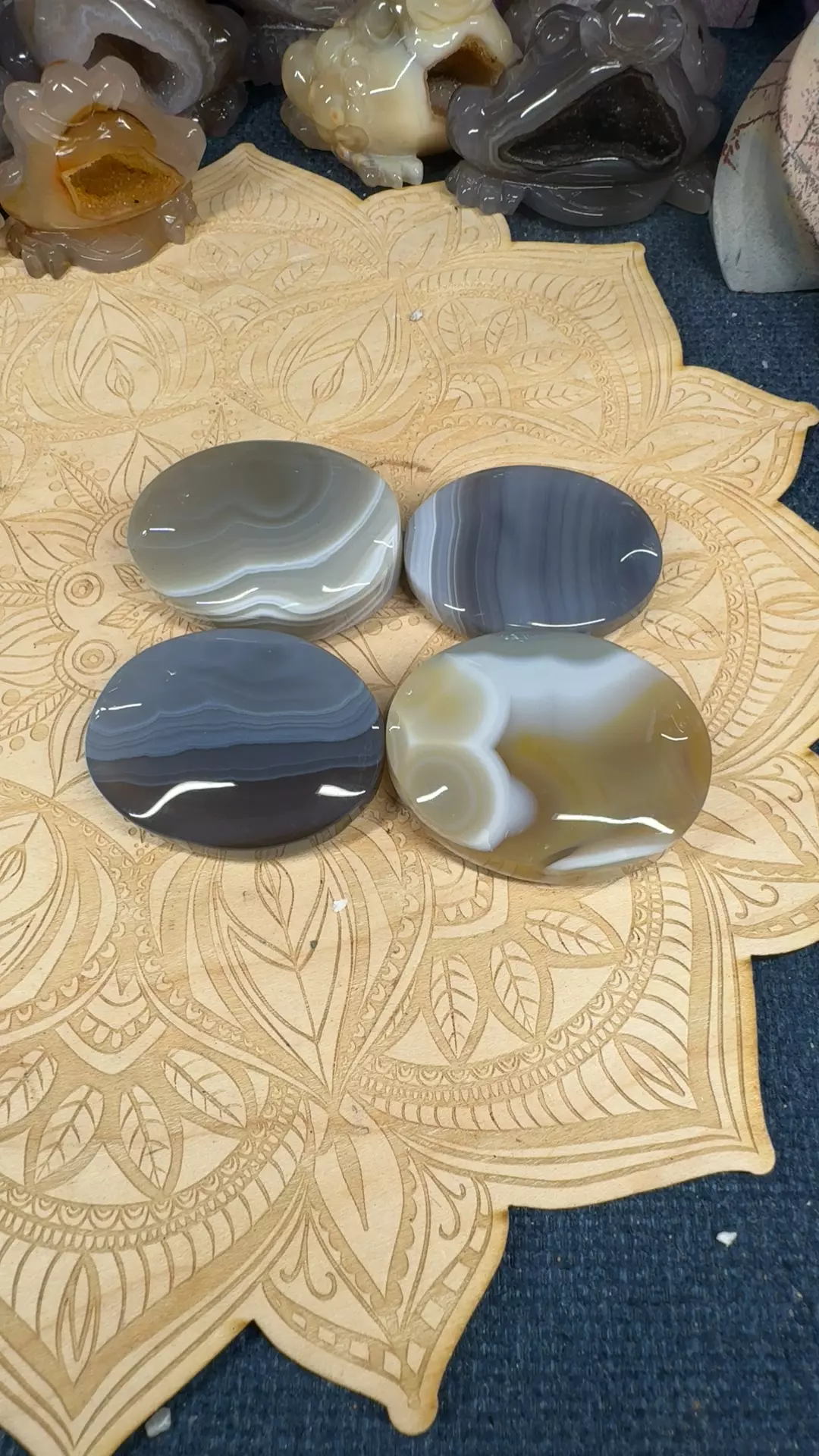 plant/Banded Agate Palmstone-0