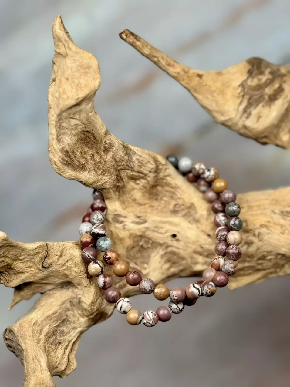 plant/sonora dendritic rhylolite 6mm (handmade)-0