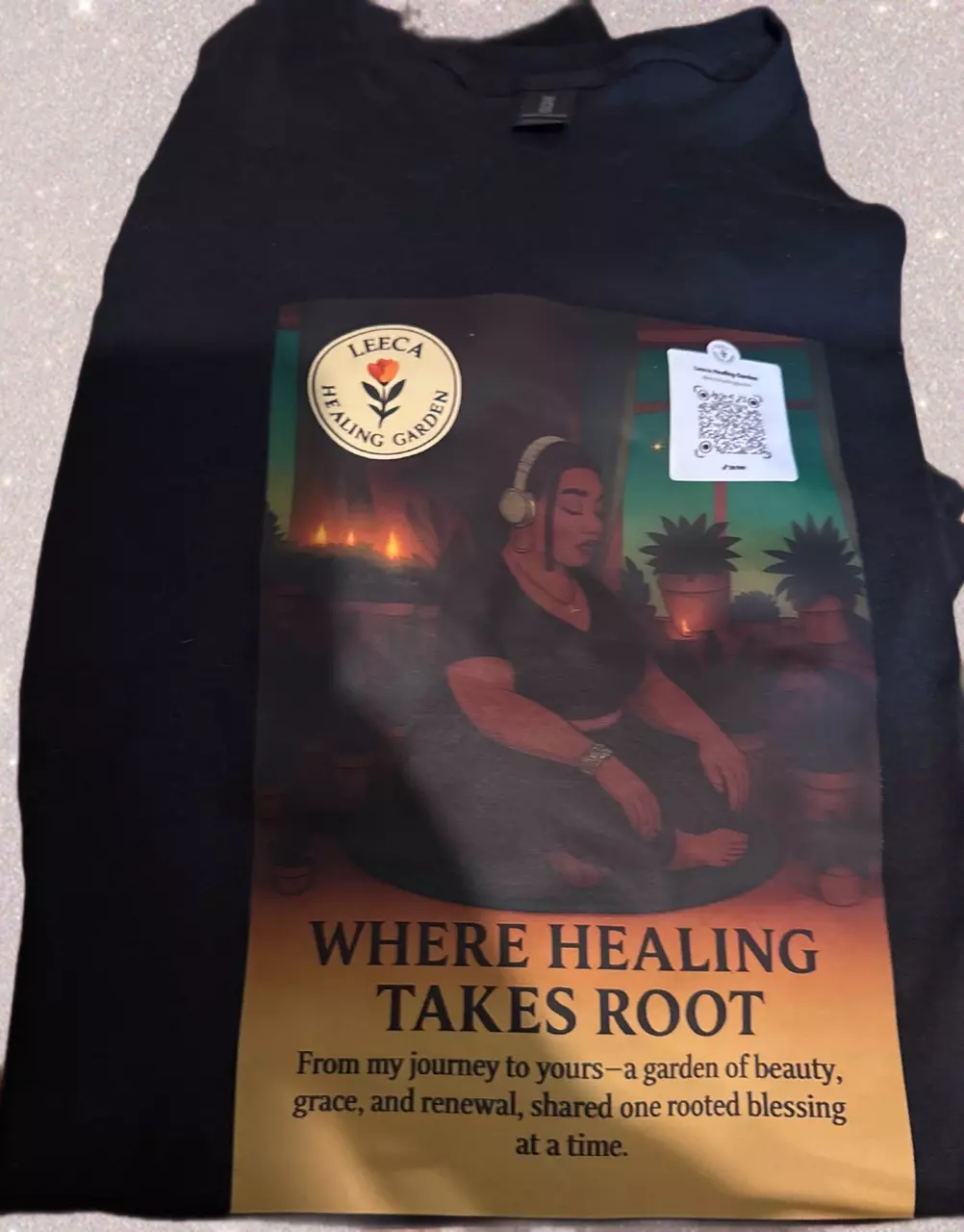 plant/Leeca Healing Garden “Where Healing Takes Root” Tee – Unisex-0