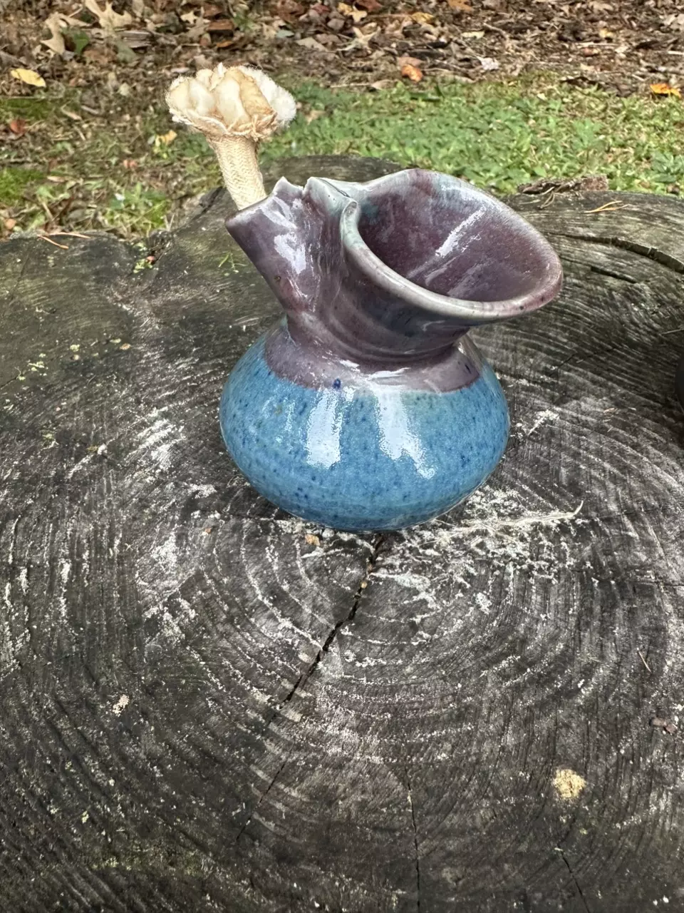 plant/Pottery Oil Lamp-0