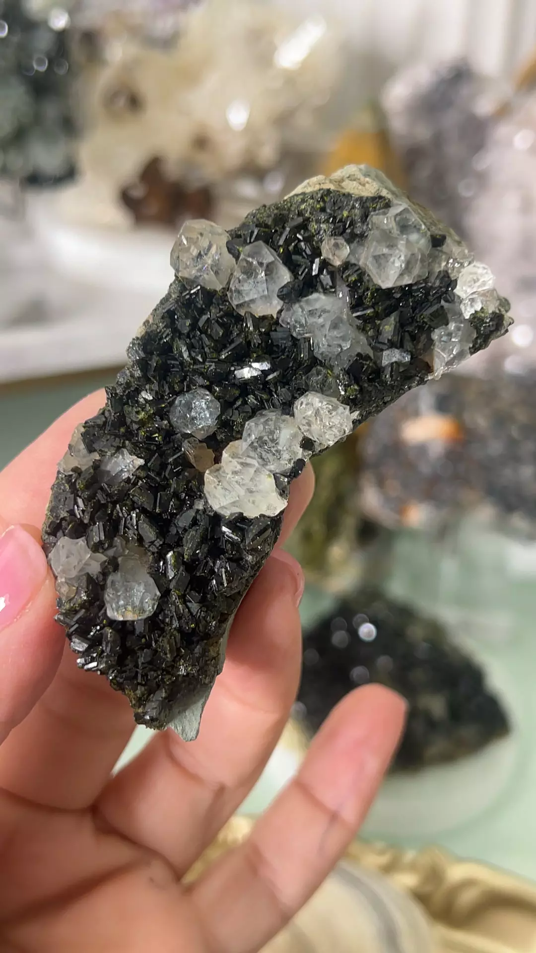 plant/Turkish epidote Quartz hakkari $120M-0