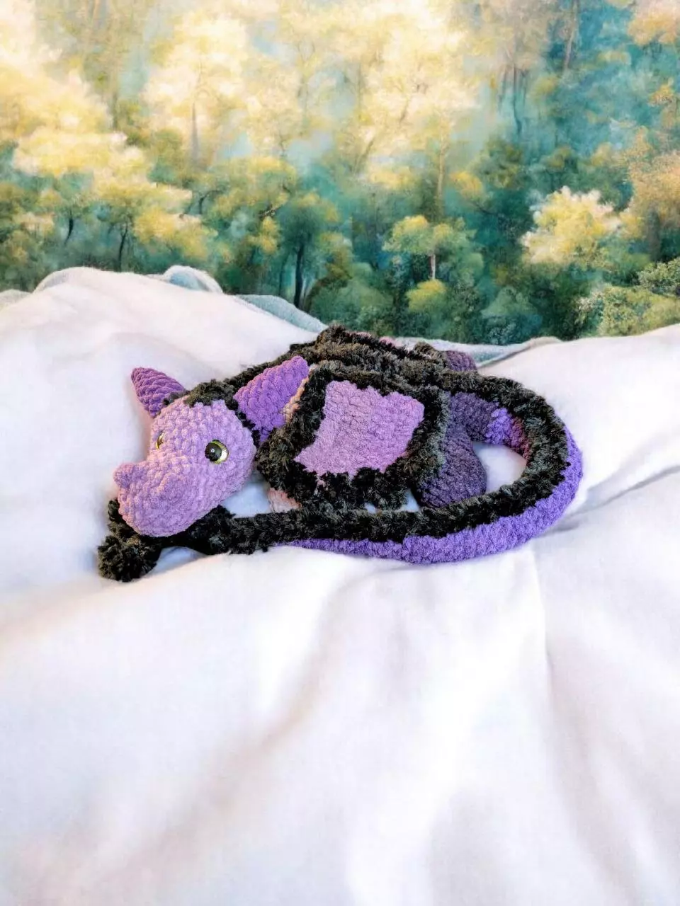 plant/Beautiful purple dragon (measures 45 in long!)-0