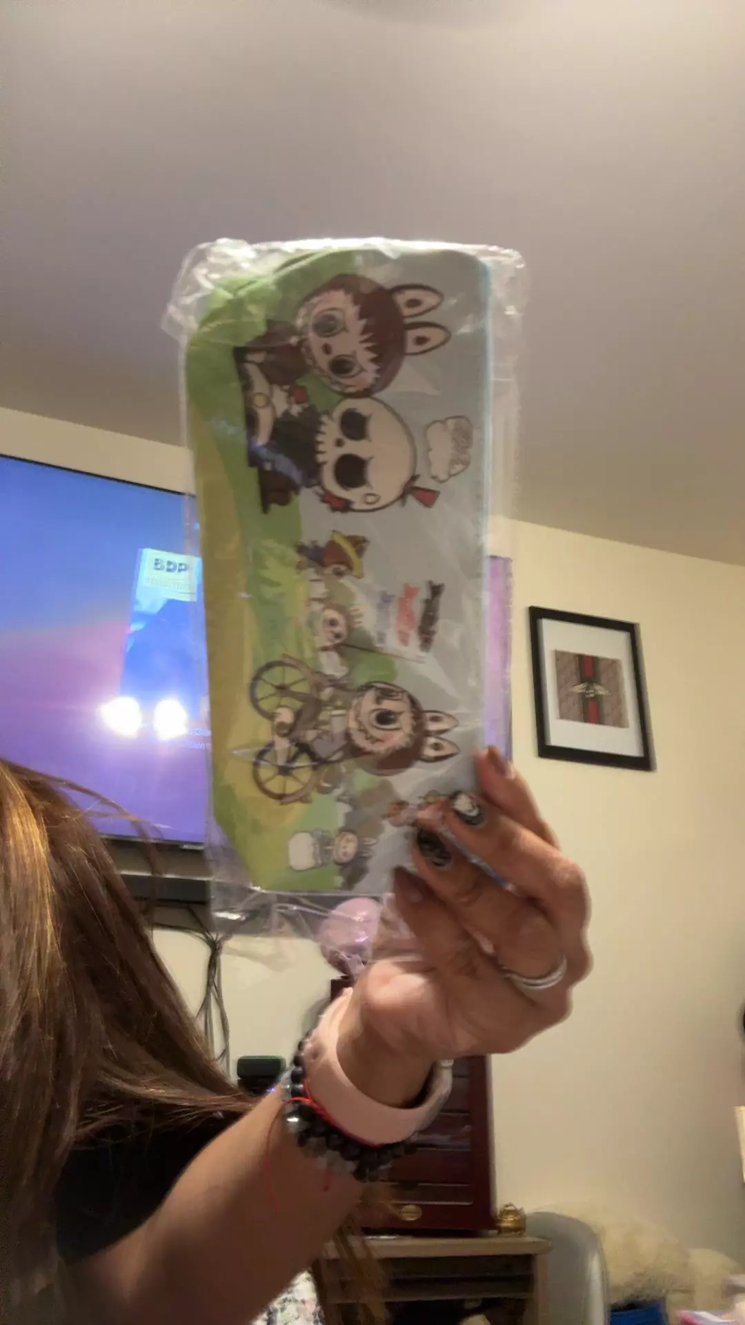 plant/blue green pencil case-0