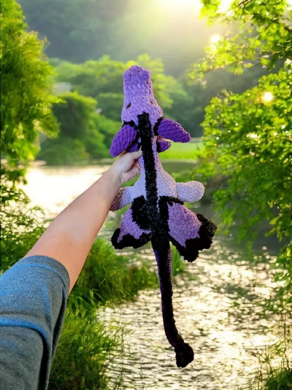 plant/Beautiful purple dragon (measures 45 in long!)-1