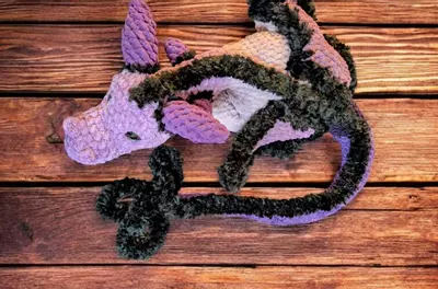 plant/Beautiful purple dragon (measures 45 in long!)-4-thumbnail