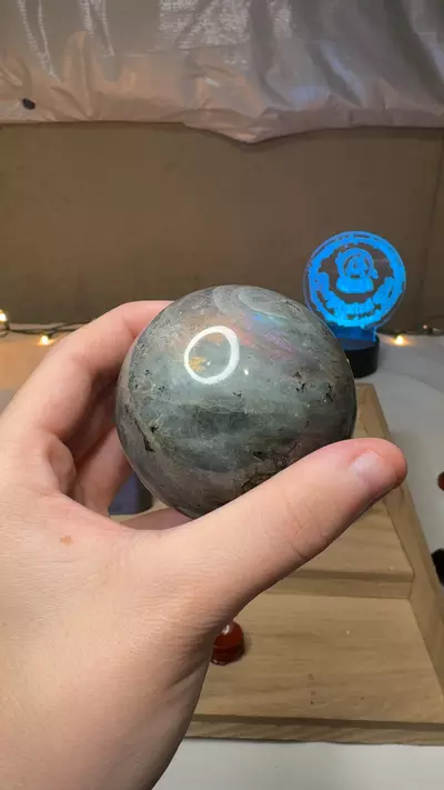 plant/63mm Labradorite Sphere-0-thumbnail
