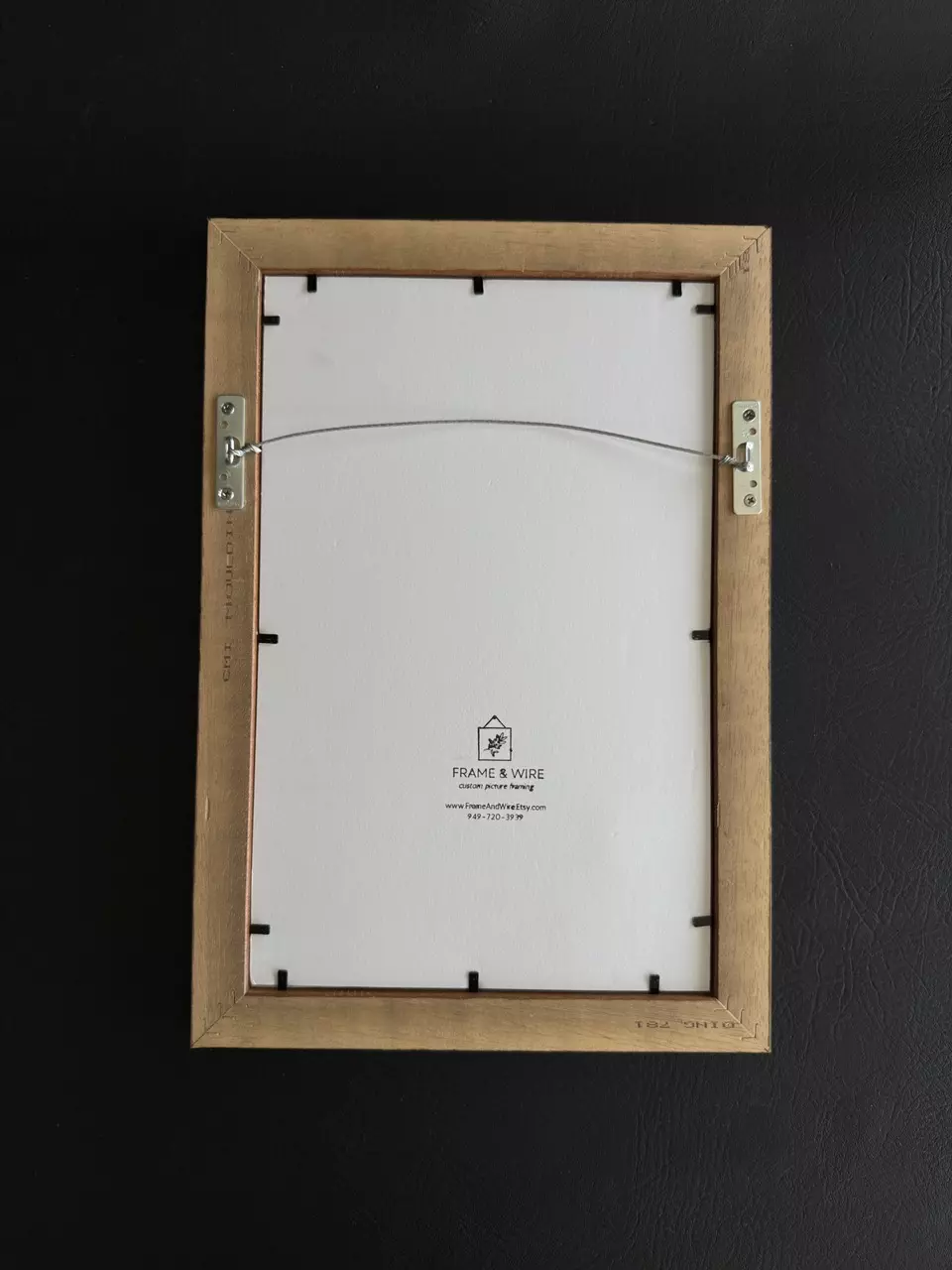 plant/Framed Antique Pressed Botanical 1863-4