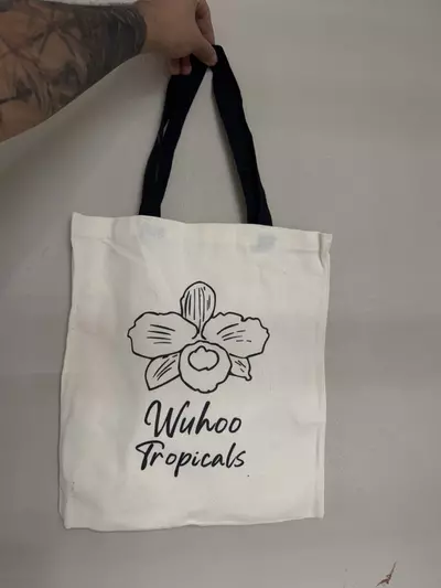 plant/Wuhoo’s white tote bag-0-thumbnail