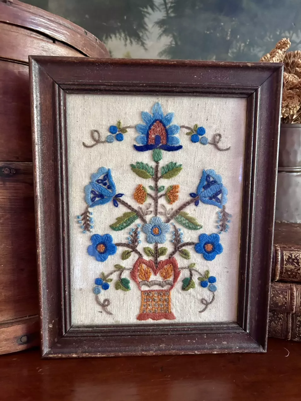 plant/Frames Crewel Work-3