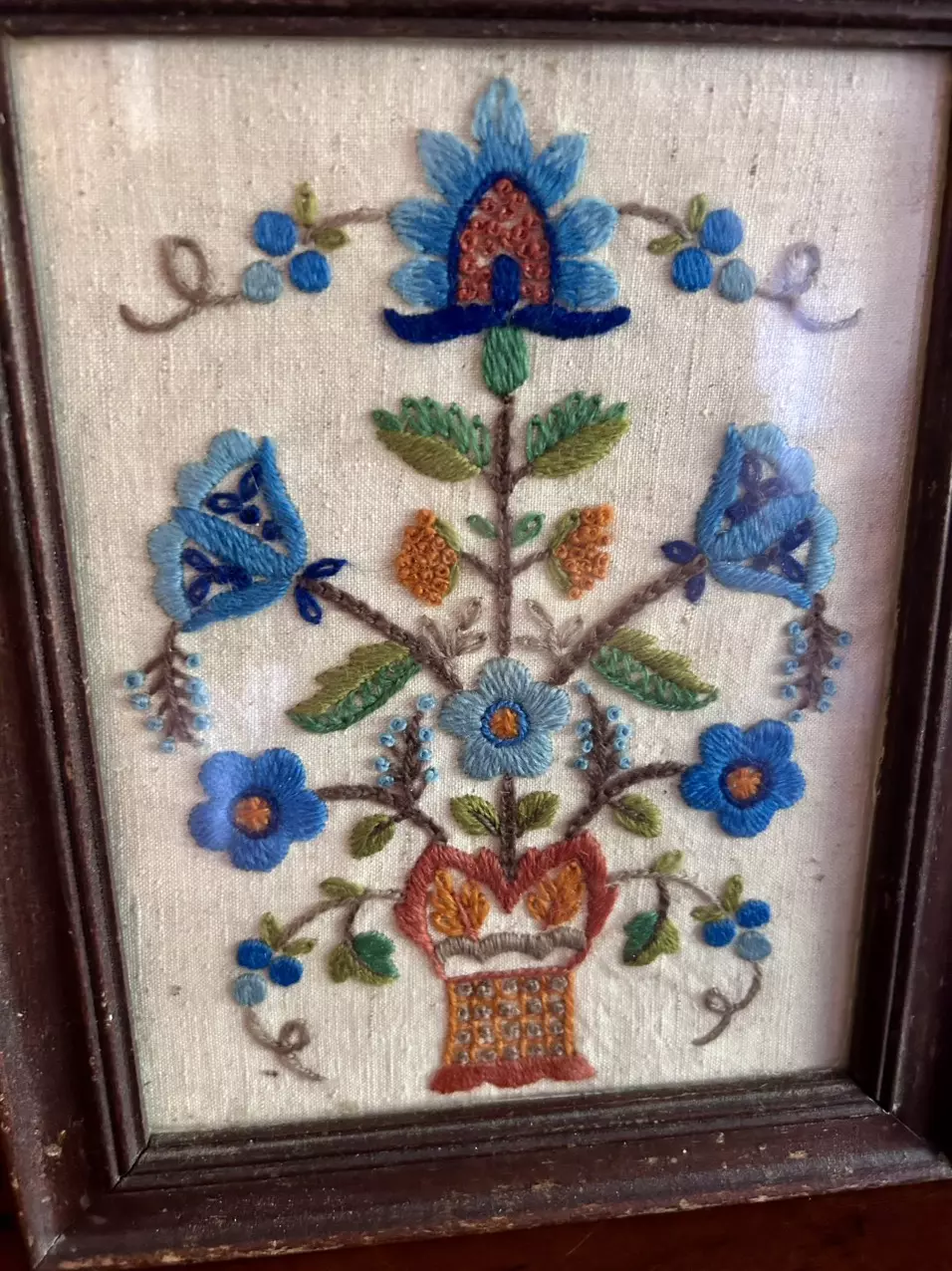 plant/Frames Crewel Work-1