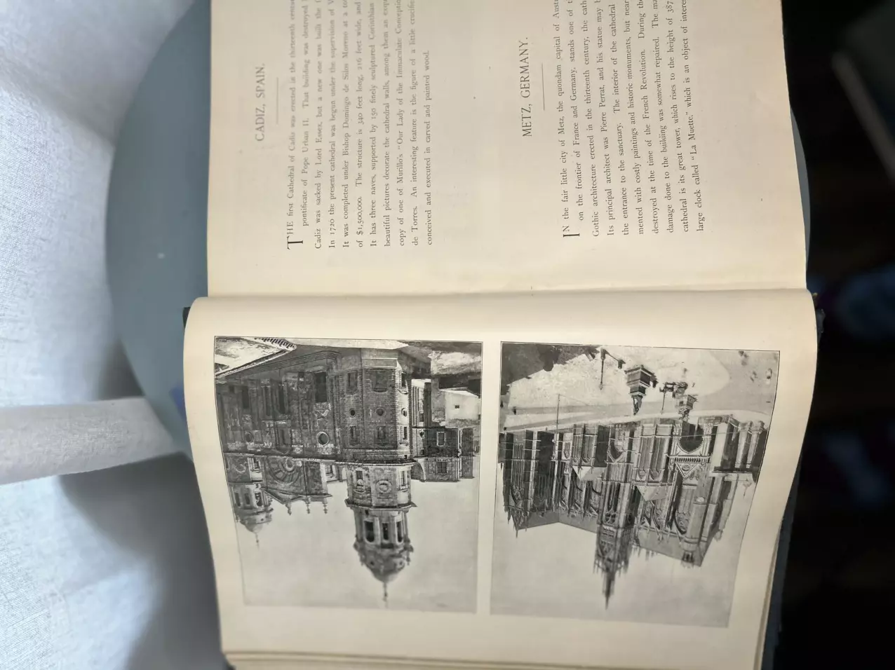 plant/Antique “Churches and Saints Pictorial” – Illustrated Architectural Book (c. 189-1