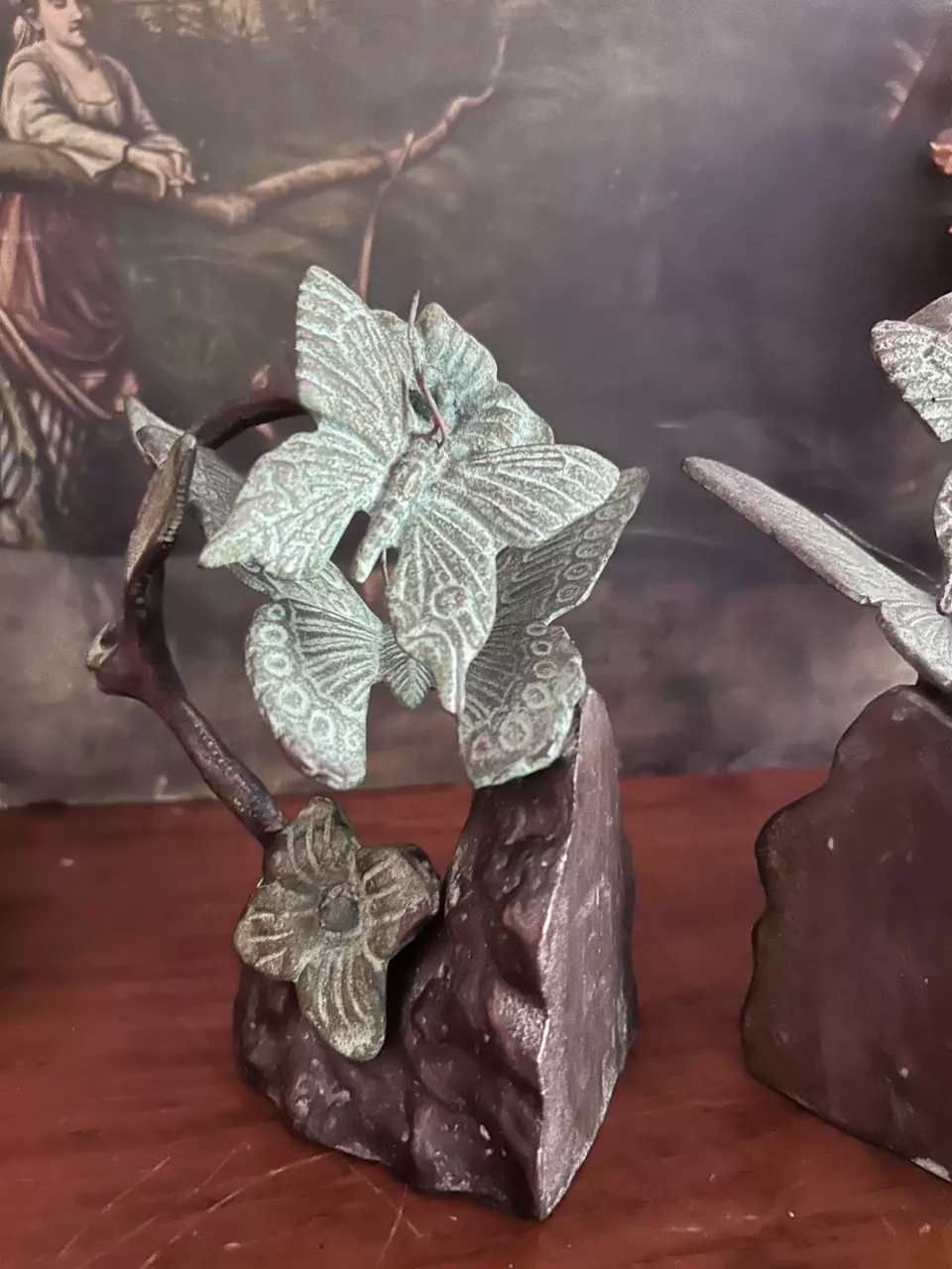 plant/Butterfly Bookends-5