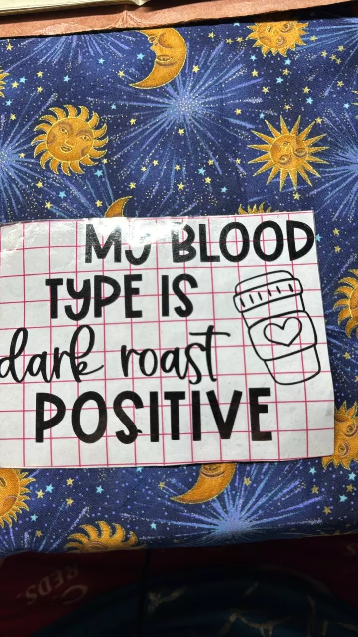 plant/My Blood Type Vinyl Sticker-0