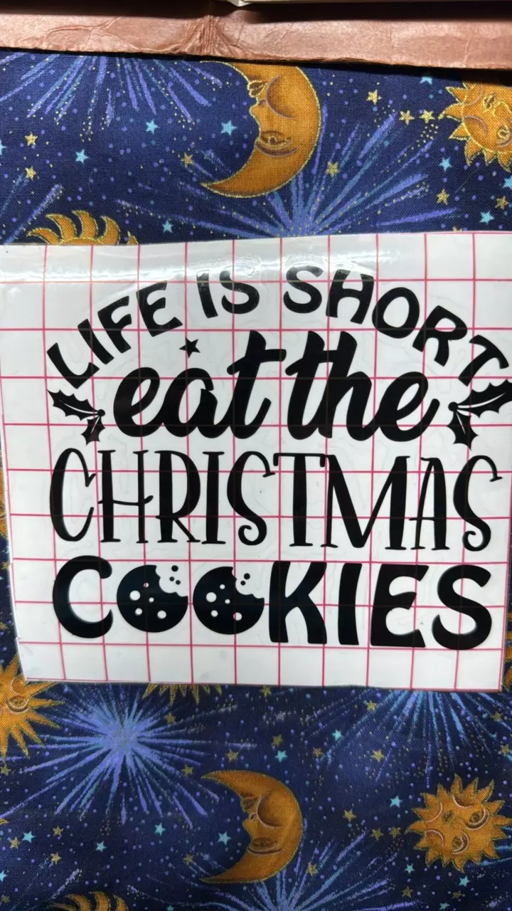 plant/Life is Short Vinyl Sticker-0