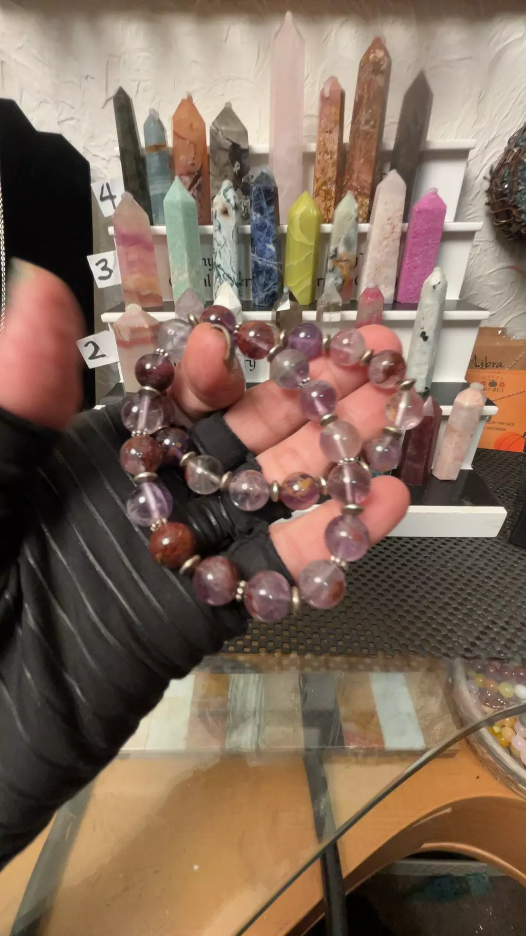 plant/Garden amethyst custom-made bracelets 10 MM-0