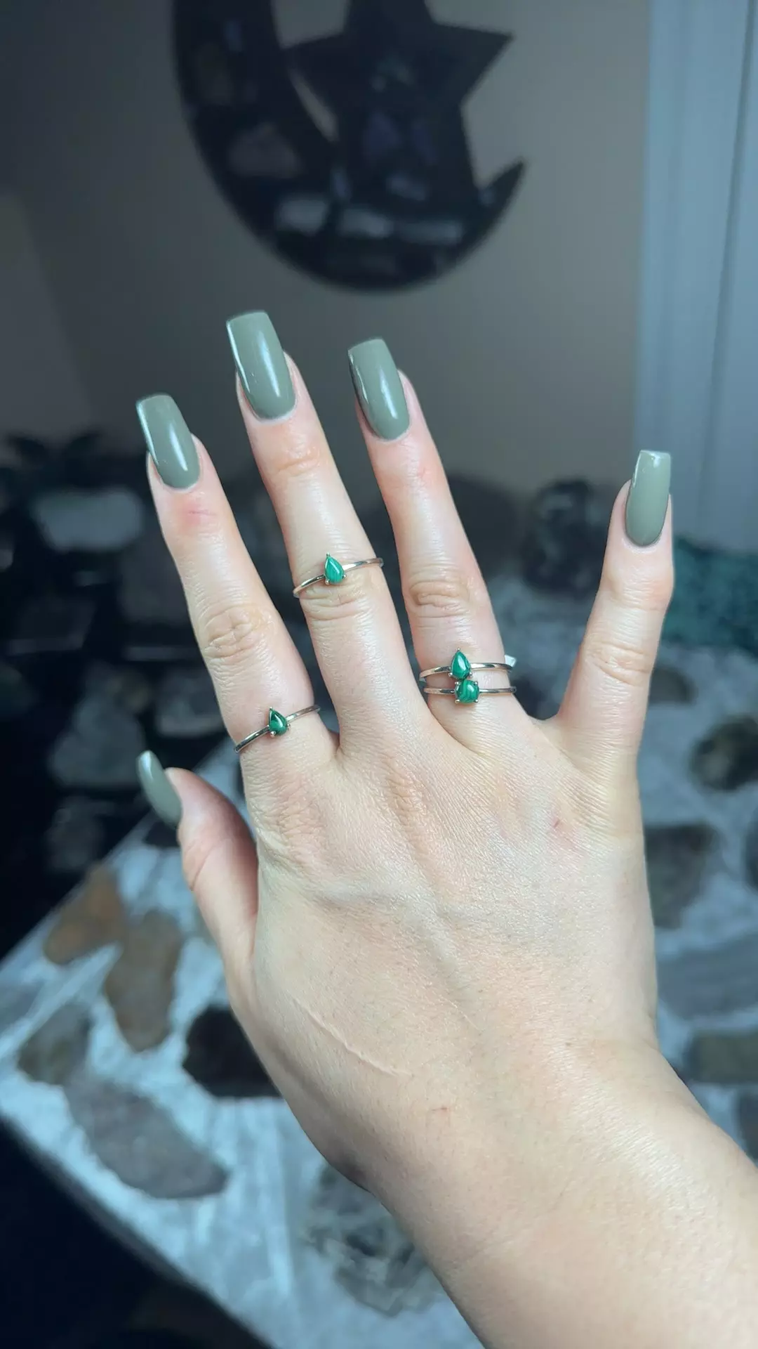 plant/Malachite ring you pick-0