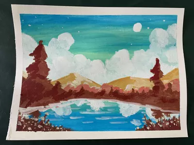 plant/Autumn Lake Painting-0-thumbnail