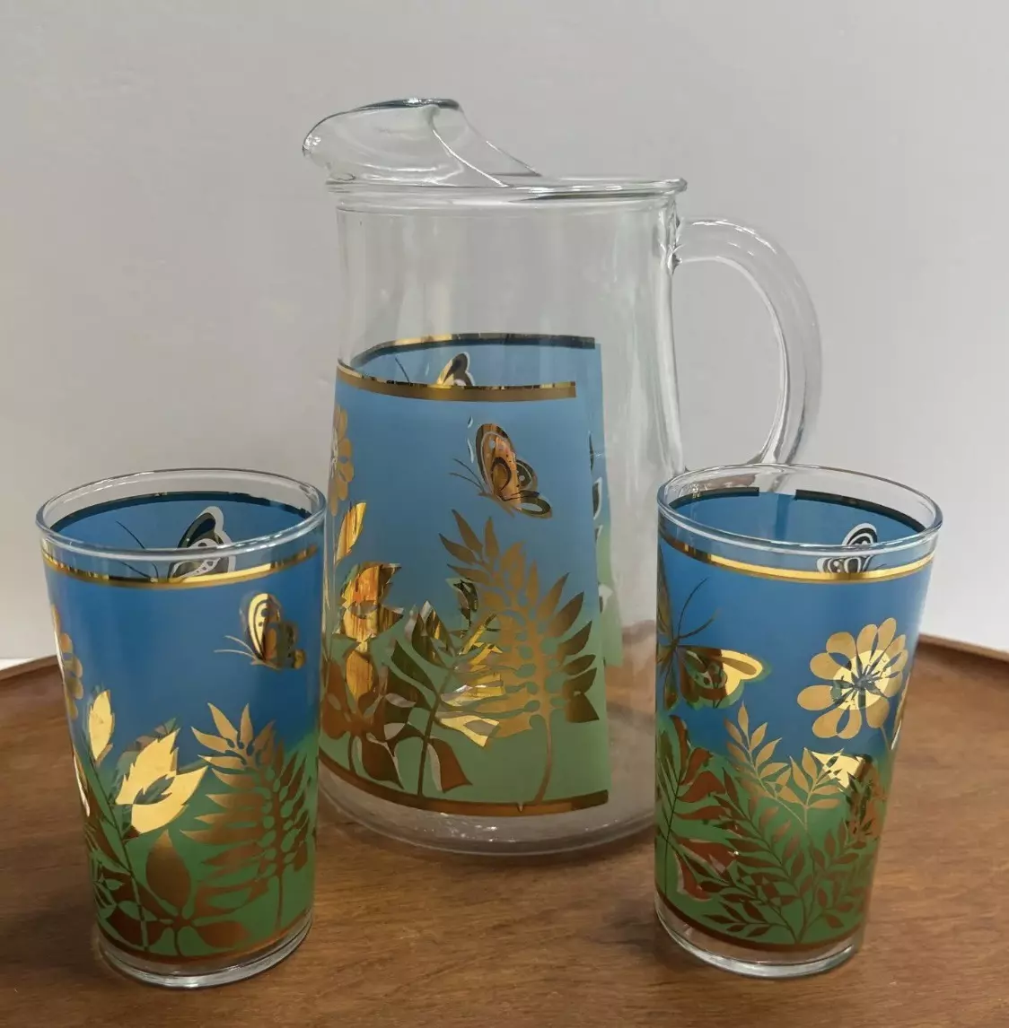 plant/MCM Juice Pitcher and 2 glasses-0