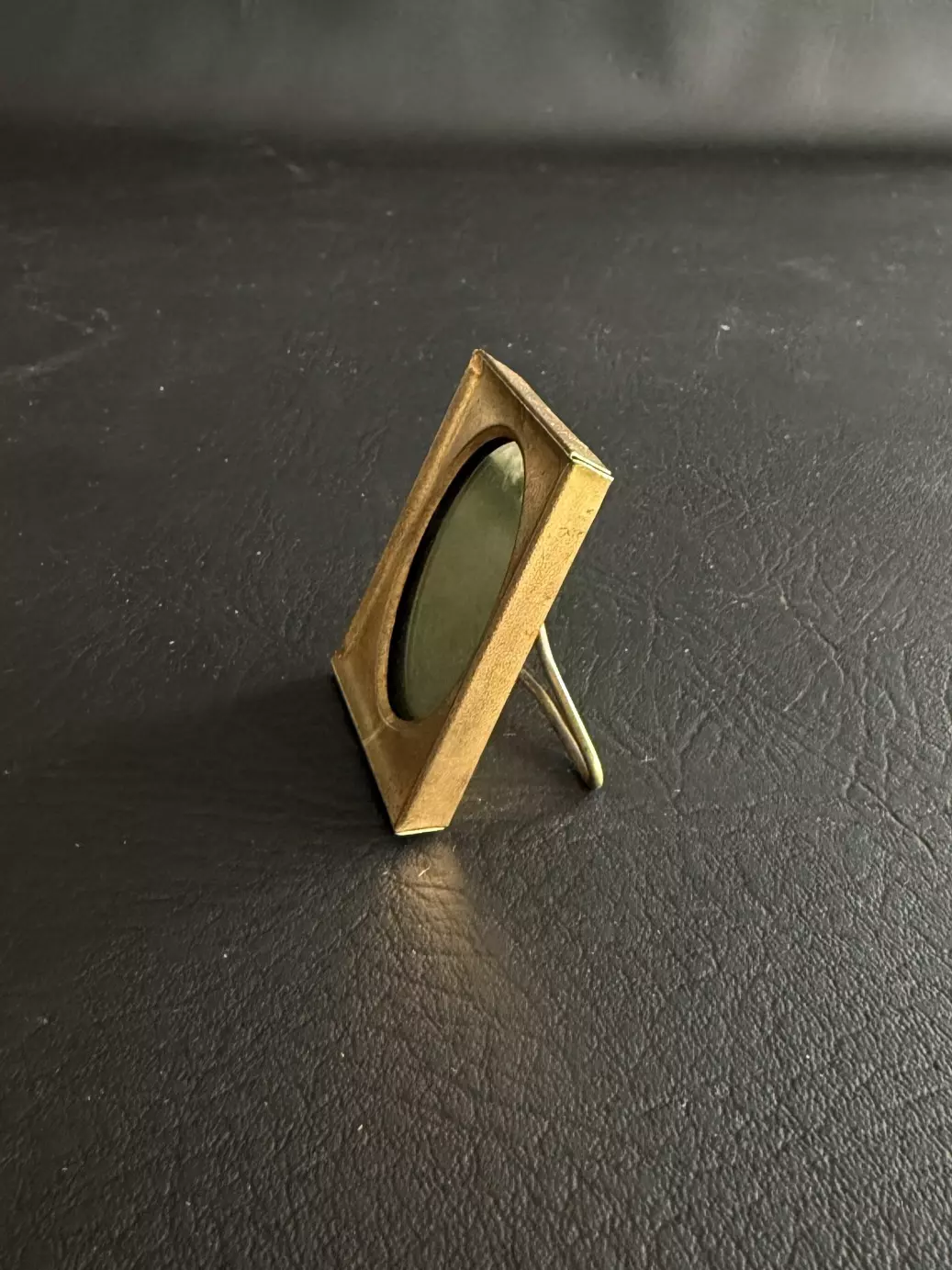 plant/Antique Miniature Brass Frame w/ Glass-3