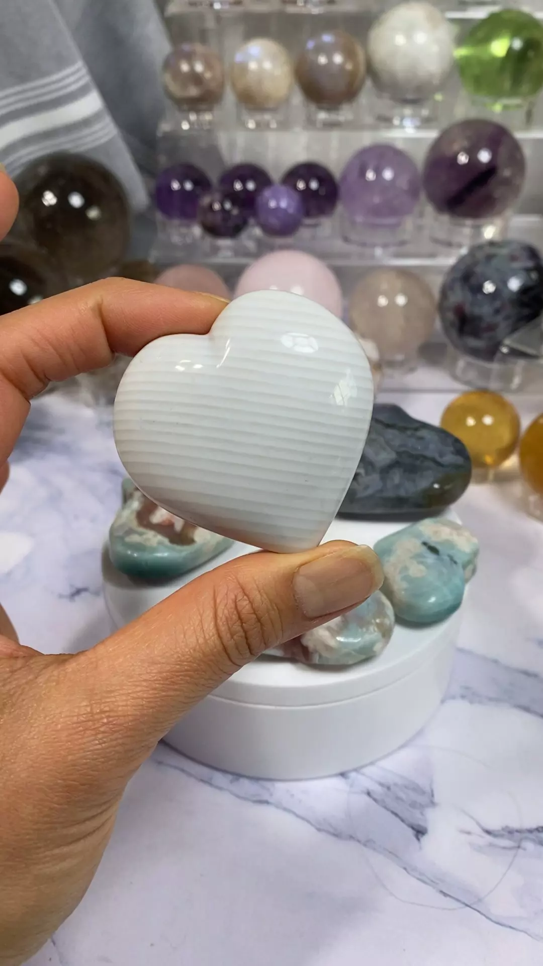 plant/Banded Agate heart-0