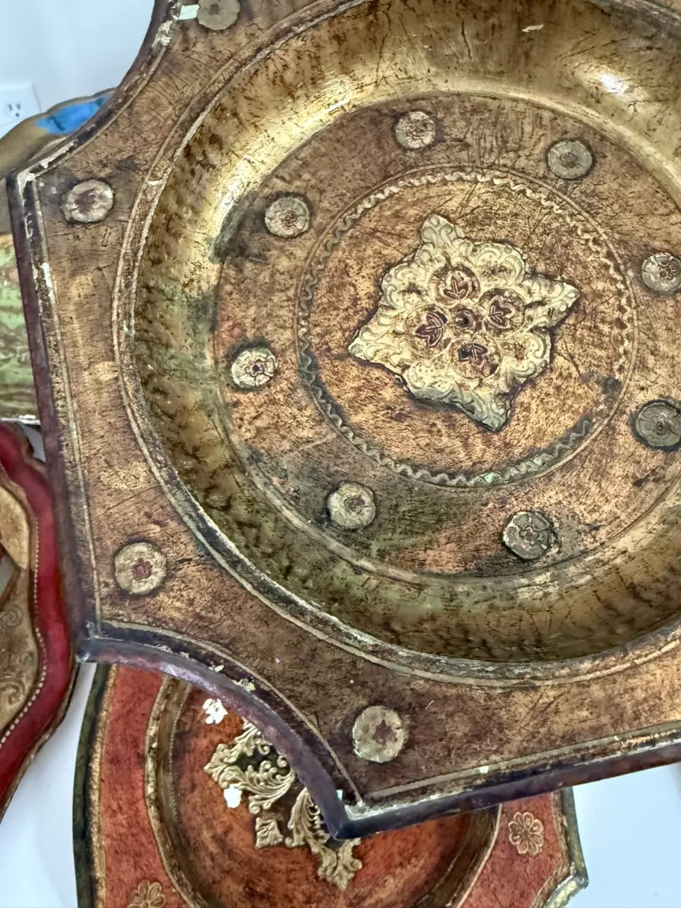 plant/Florentine decorative bowl-1