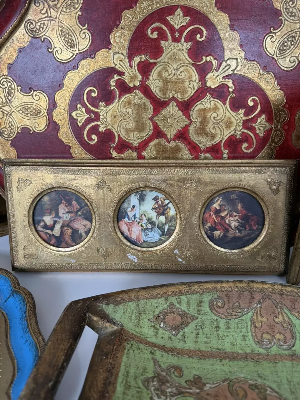 plant/Florentine art trio-1