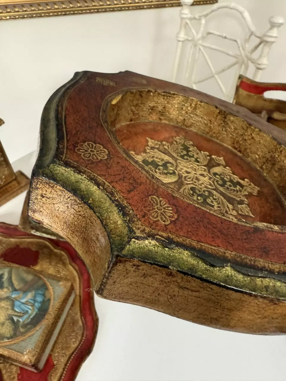 plant/Florentine decorative bowl-1