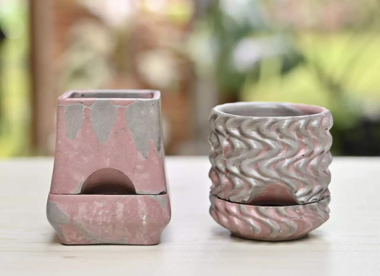 plant/Mini 2.5” Self Watering Set Moody Plum-0