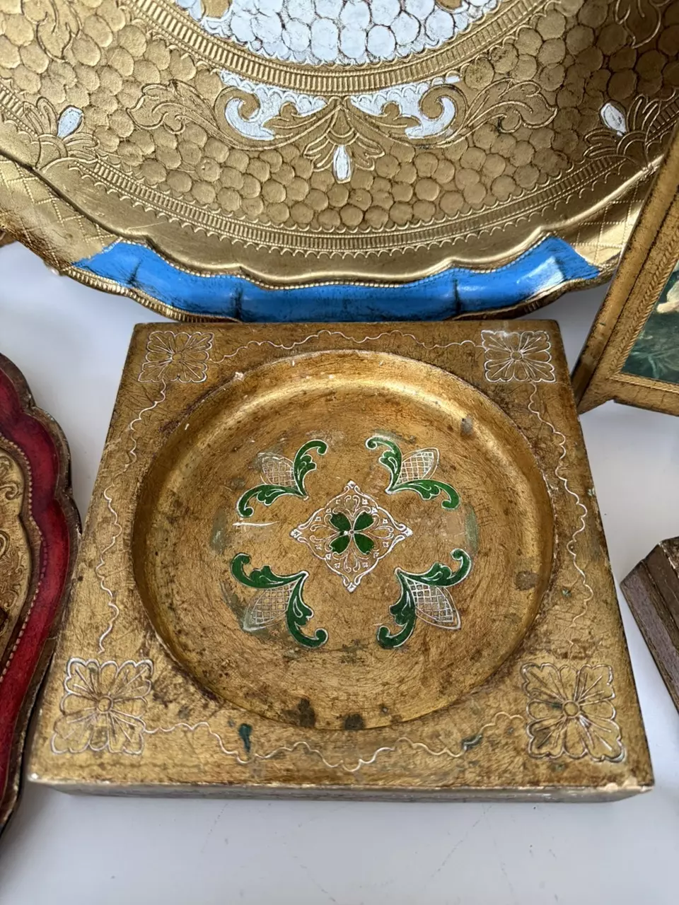 plant/Florentine decorative bowl-1