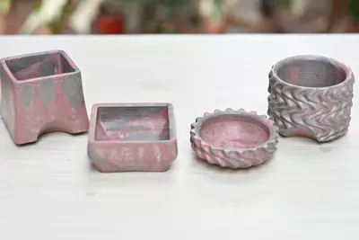 plant/Mini 2.5” Self Watering Set Moody Plum-1-thumbnail