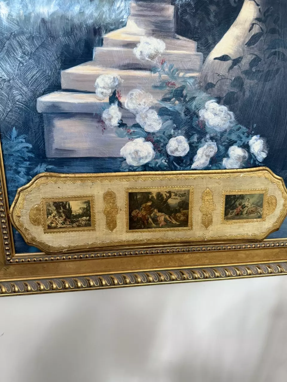 plant/XL Renaissance wall plaque-1