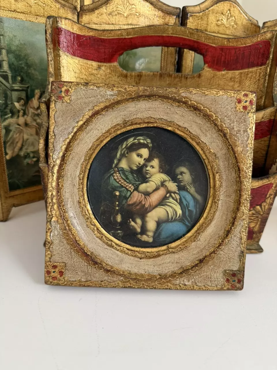 plant/Florentine Religious Print-0