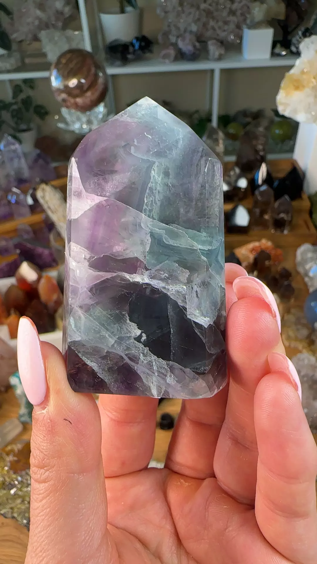 plant/Hq Brazilian fluorite-0